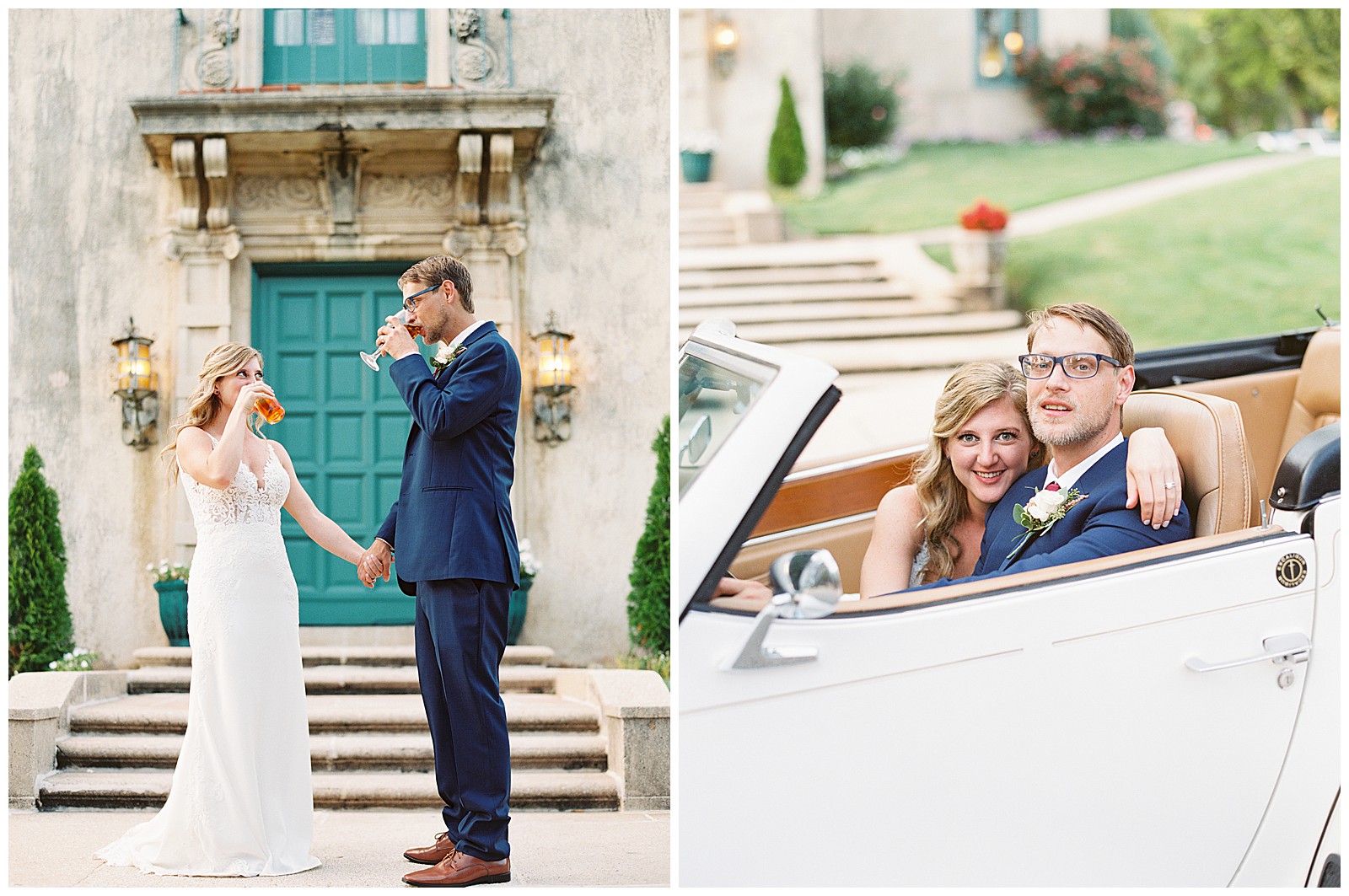 tulsa-wedding-photographer-light-and-airy-photography-dresser-mansion-wedding-getaway-car